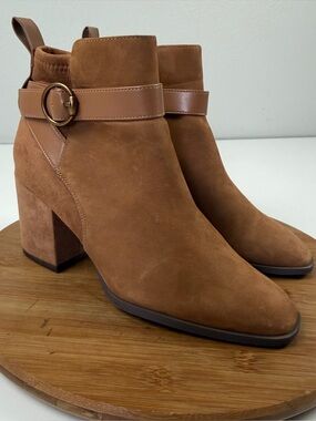 Vionic Tenley Suede Ankle Booties